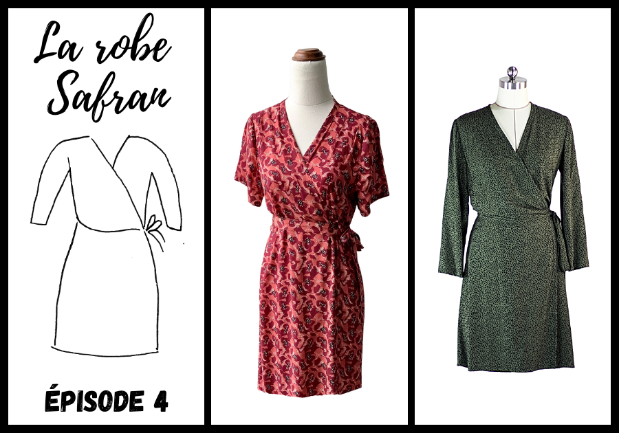 Episode 4 la robe portefeuille Safran